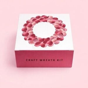 [FREE] Pink Craft Wreath Kit